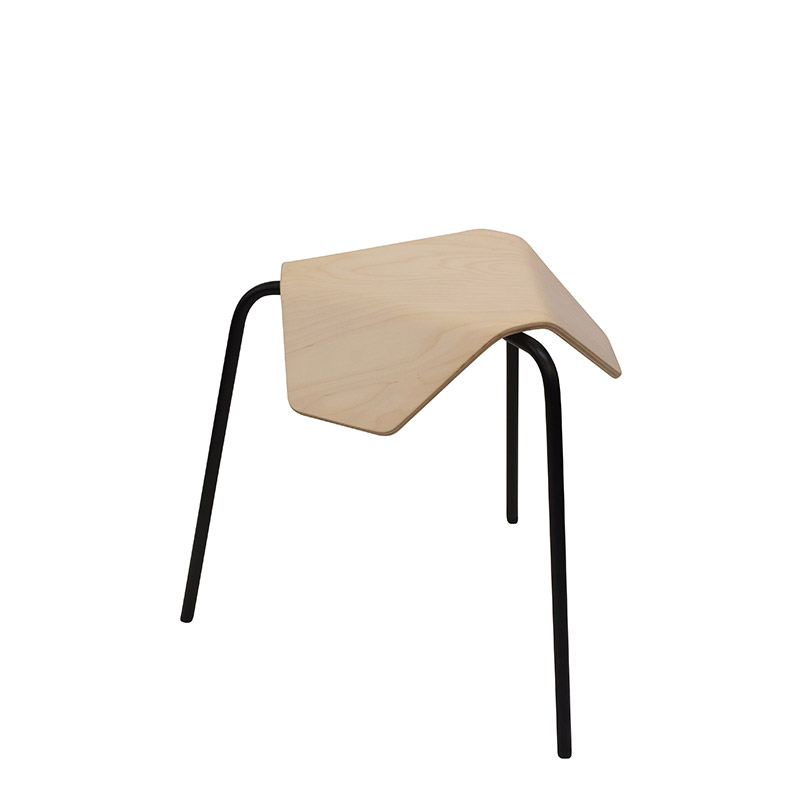 saddle, ergonomic, chair, stool, wood, design, finnish, furniture, school - myKolme Tripla 45 birch