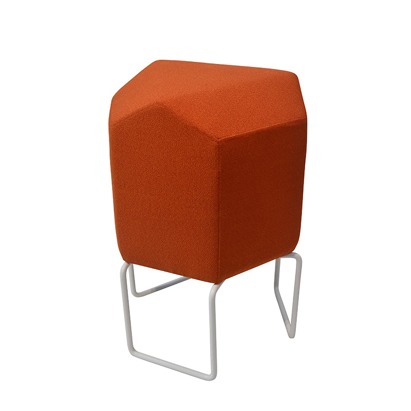 saddle, ergonomic, chair, stool, wood, design, finnish, furniture, school - myKolme Tripla Cone 55 orange
